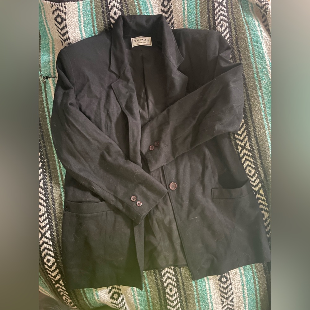VINTAGE DUMAS BLACK BLAZER